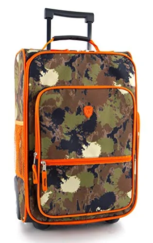 Heys America kids Softside 18" Upright Carry-On Wheeled Luggage (Camo)