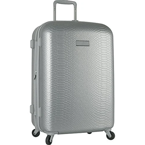 Anne Klein 20" Hardside Carry On Spinner Luggage, Silver