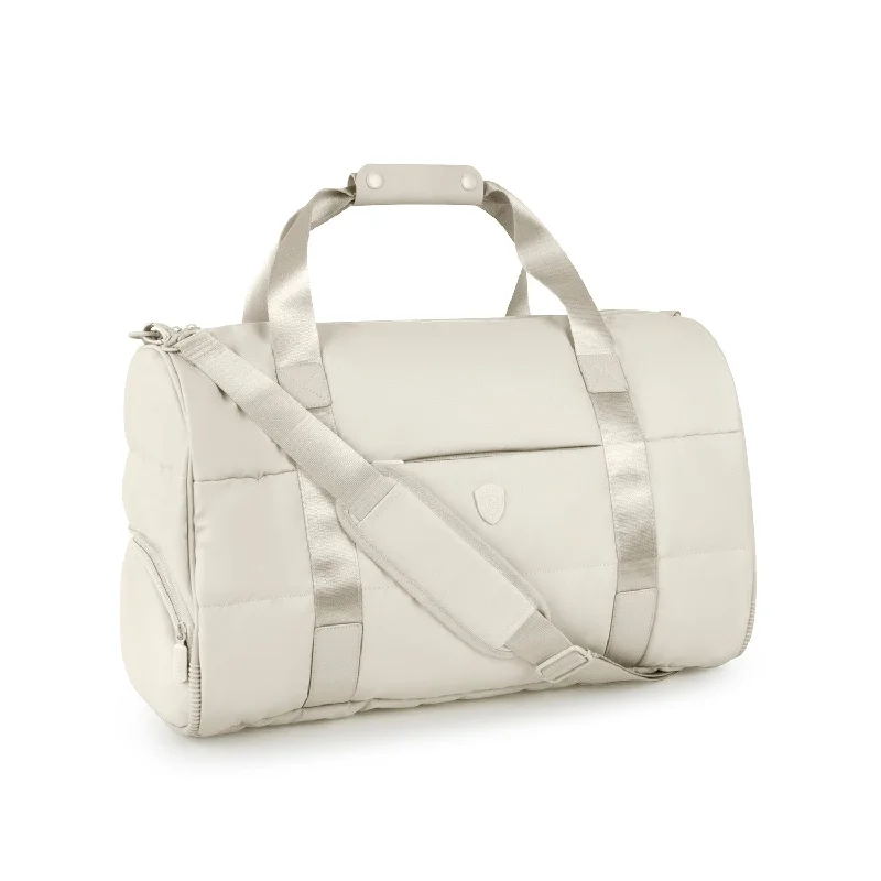 The Puffer Duffel Bag - Off White