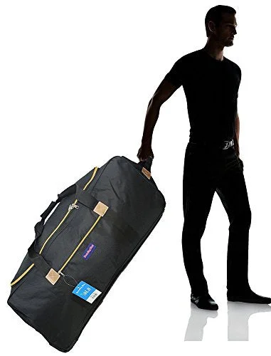 Boardingblue Cuban Rolling Travel Duffel Bag 50Lb W, Linear Size 62"