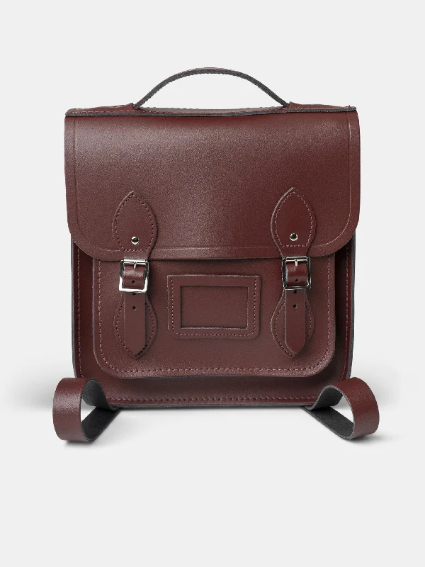 The Small Portrait Backpack -  Oxblood