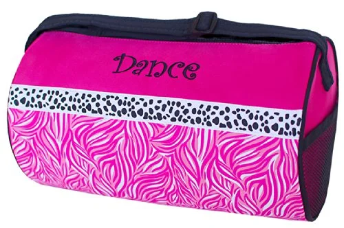 Sassi Designs Candy Swirl Small Roll Dance Duffel Size: Small 7" X 12"