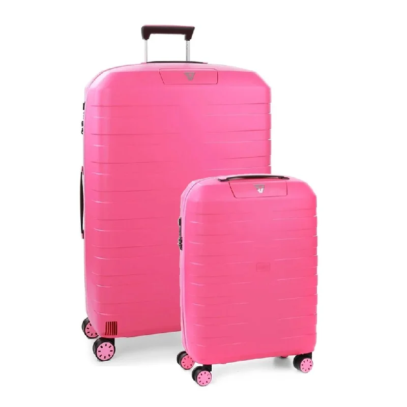 Roncato Box Young Hardsided Spinner Suitcase Duo Set Pink