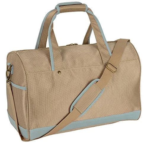 Tommy Bahama Bahama Mama 19 Inch Duffle, Champagne/Light Blue