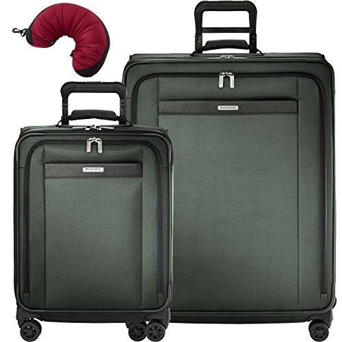 Briggs & Riley Transcend Vx 3 Piece Spinner Set | Wide Carry-On Expandable Spinner | Large