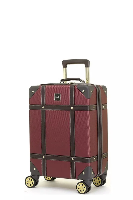 Vintage Small Suitcase - Burgundy