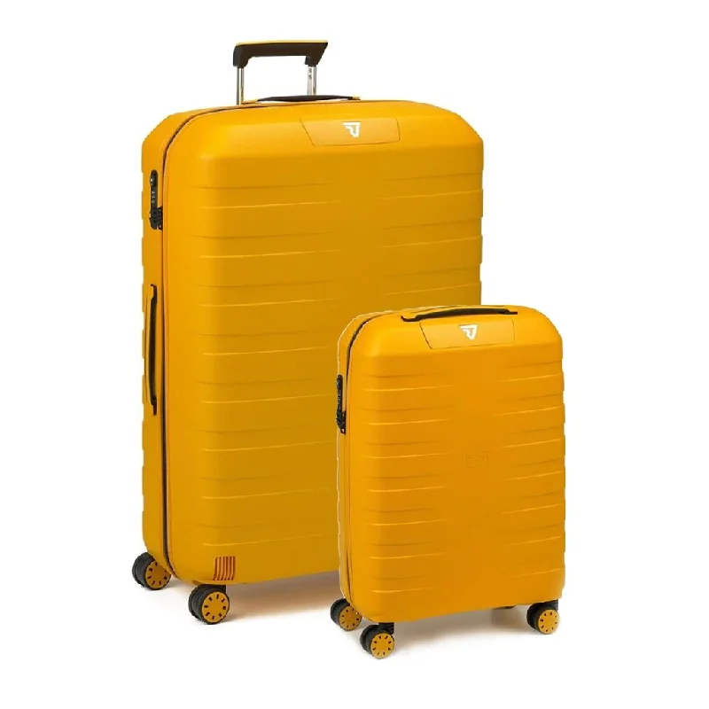 Roncato Box Young Hardsided Spinner Suitcase Duo Set Mustard