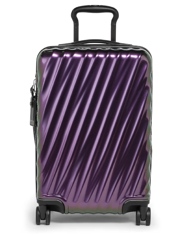 19 Degree International Expandable 4 Wheeled Carry-On - Iridescent dusk