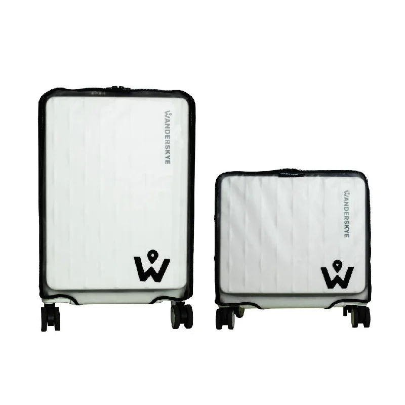 Wanderskye Luggage Cover | Matte Clear Front Open