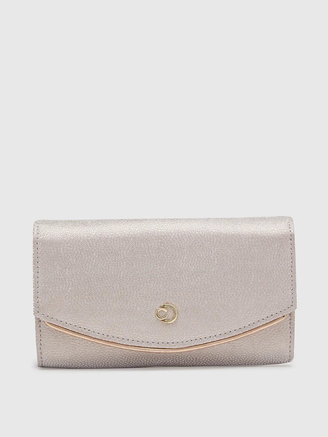 Caprese Gretchen Flapover Clutch Medium Gold