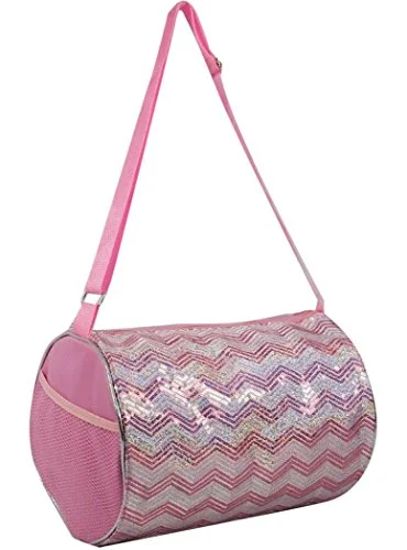 Zig Zag Sparkles Duffel Bags