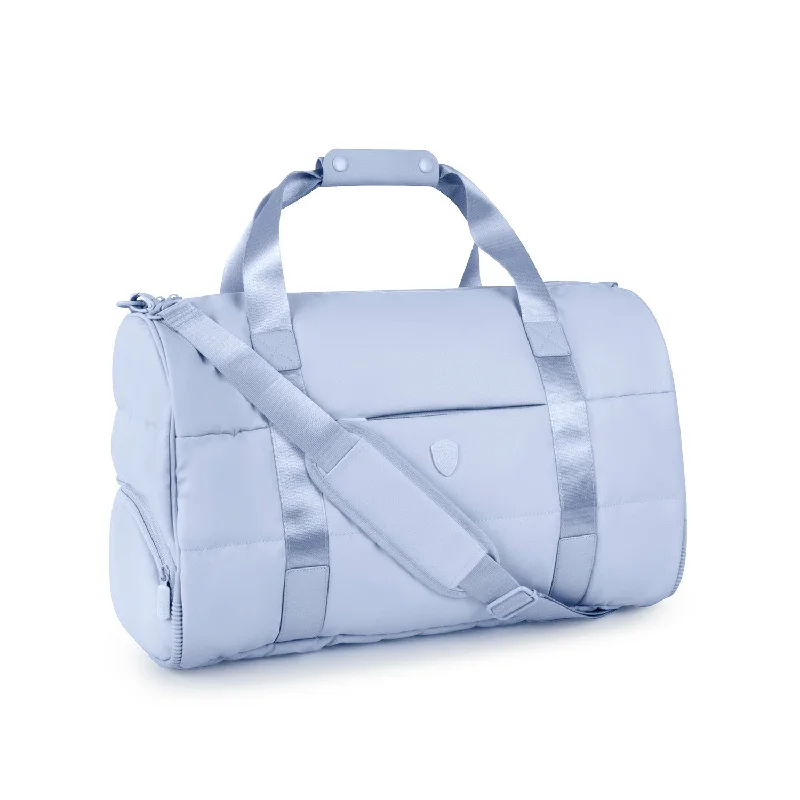 The Puffer Duffel Bag - Light Blue