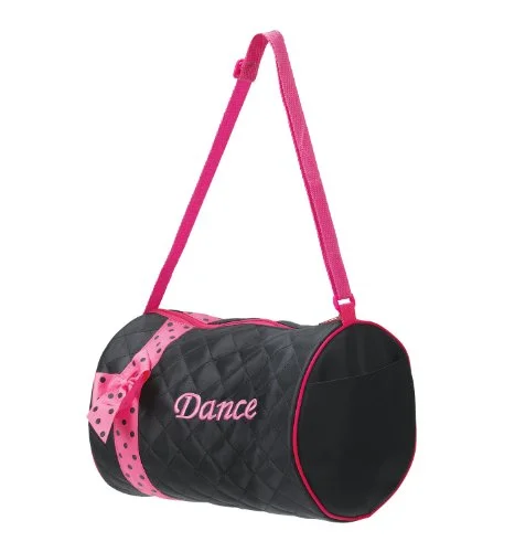 Pink Polka Dot Duffel (12" X 12") (Pink Polka Dot)