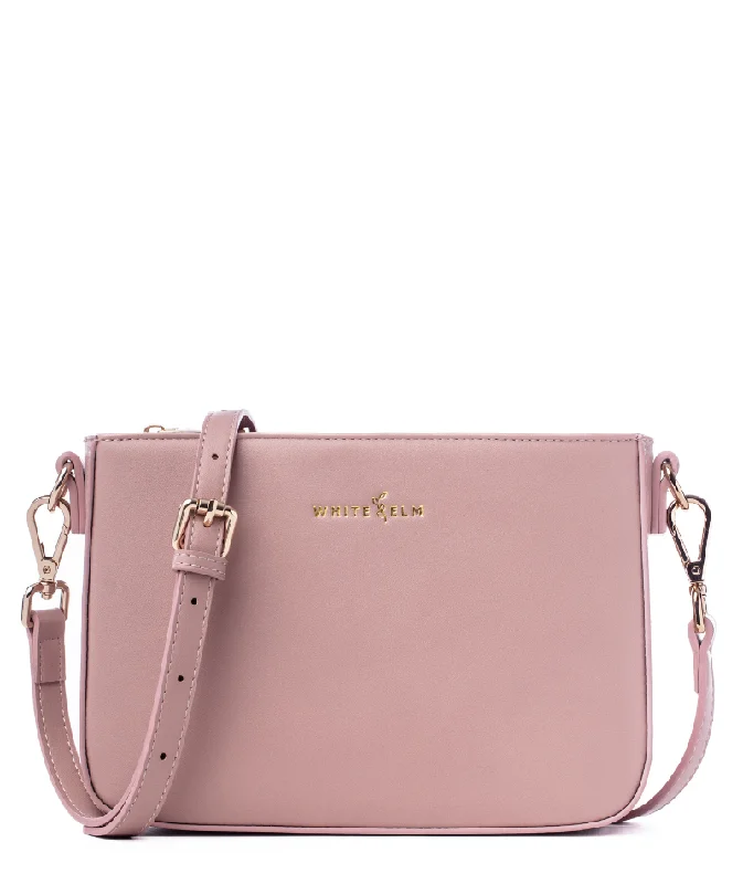 Ara Convertible Crossbody Clutch - Dusty Rose