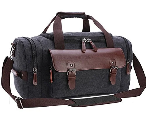 Unisex's Canvas Duffel Bag,Berchirly Oversized Travel Gym Sports Luggage Bag Tote