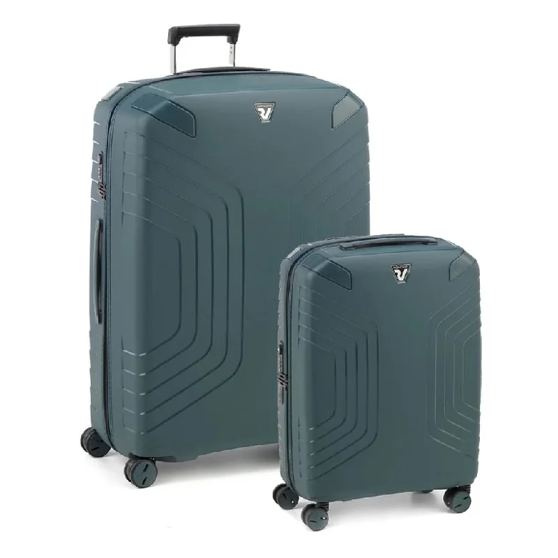 Roncato Ypsilon Hardsided Spinner Suitcase Duo Set - Green