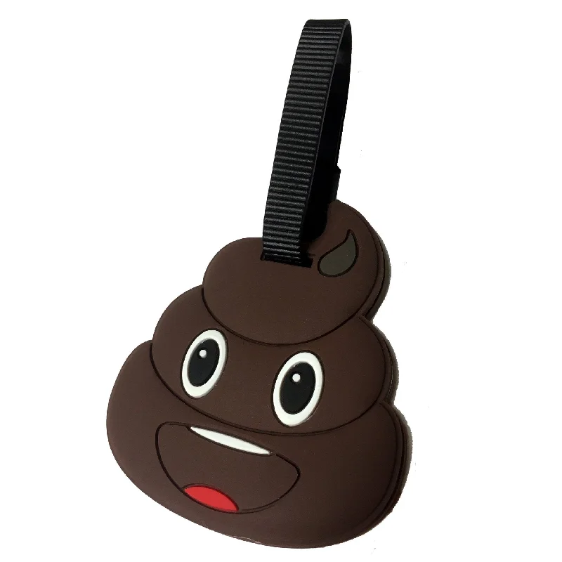 Voltage Valet - Luggage Tag - EMOJI | Poo