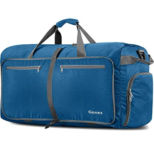 Gonex 150L Extra Large Duffle Bag, Packable Travel Luggage Shopping XL Duffel Deep Blue