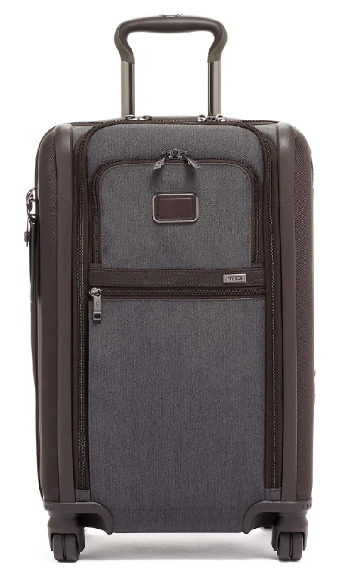 Alpha 3 International Dual Access 4 Wheeled Expandable Carry-On 56cm - Anthracite