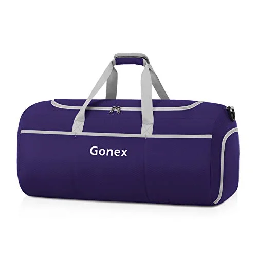 Gonex 70L Packable Travel Duffle, Lightweight Luggage Duffel Sports Gym Bag with Shoe Compartment