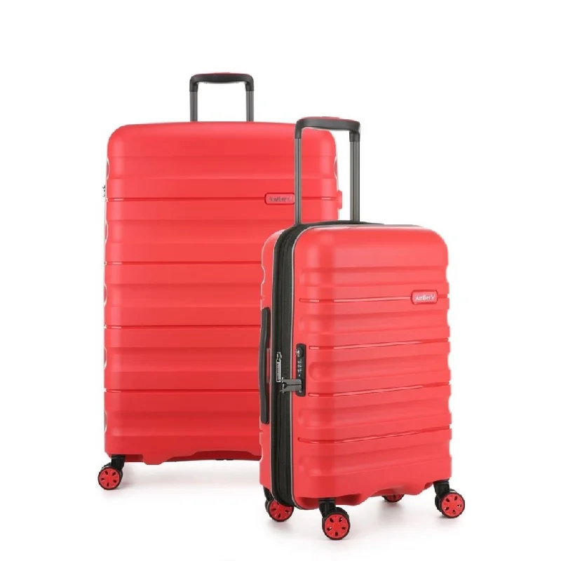 Antler Lincoln Hardsided Luggage Duo Set - Red