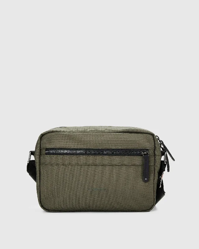 Metro Crossbody Travel Bag - Olivine Green