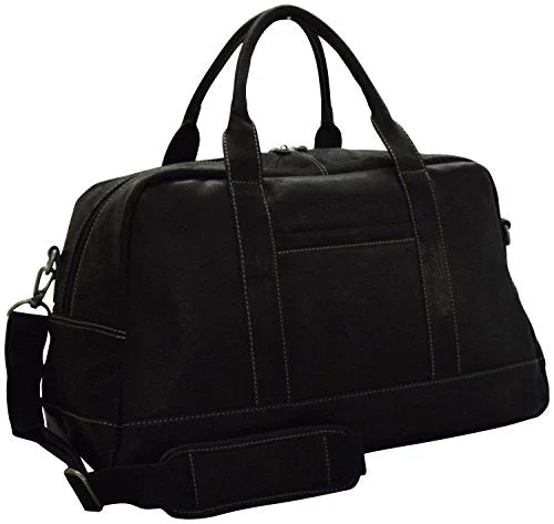 Kenneth Cole Reaction Leather 20" Duffel Bag-Carry-On Luggage (Black)