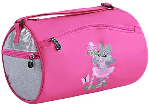 Sassi Designs Ballerina Mice Small Roll Duffel Size: Small 7" X 12"