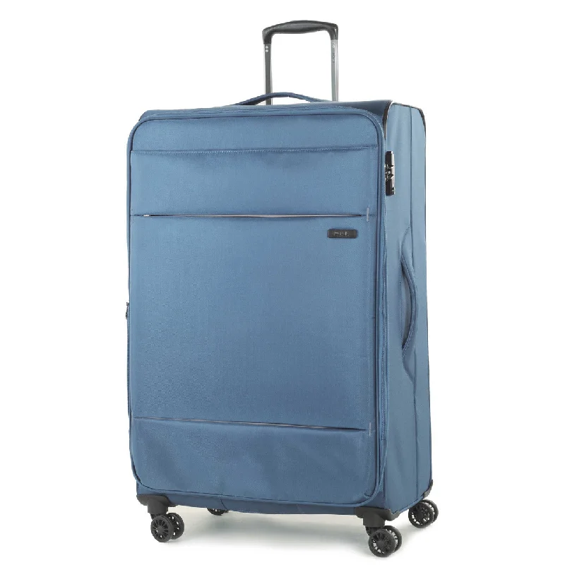 DELUXE-Lite 4 Wheel Expandable Extra Large Suitcase 83cm - Teal