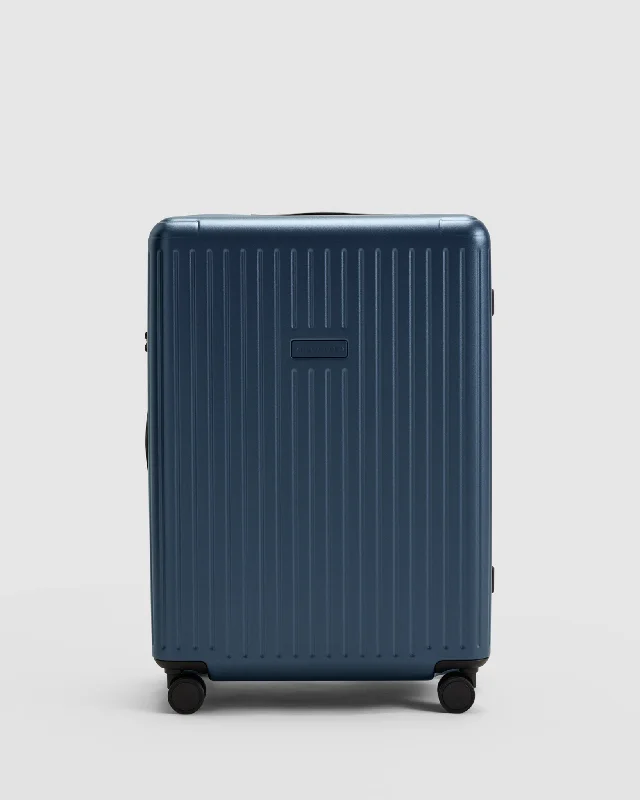 Medium Check In Suitcase - Moonlit Ocean Blue