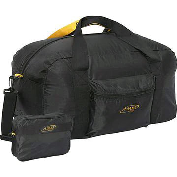 A. Saks 22" Carry On Folding Duffel with Pouch