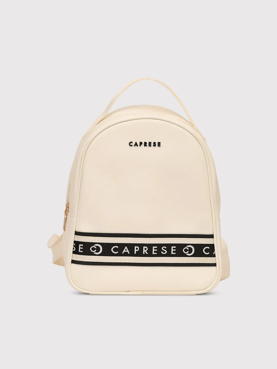 Caprese Trinity Fashion Backpack Medium Solid Women'S Bag Cream