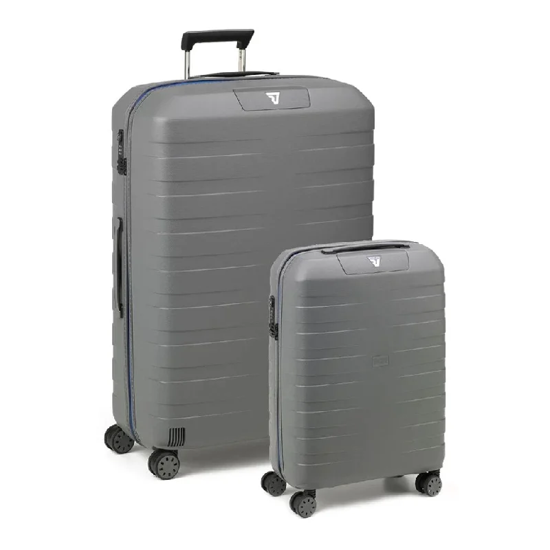 Roncato Box Young Hardsided Spinner Suitcase Duo Set Grey