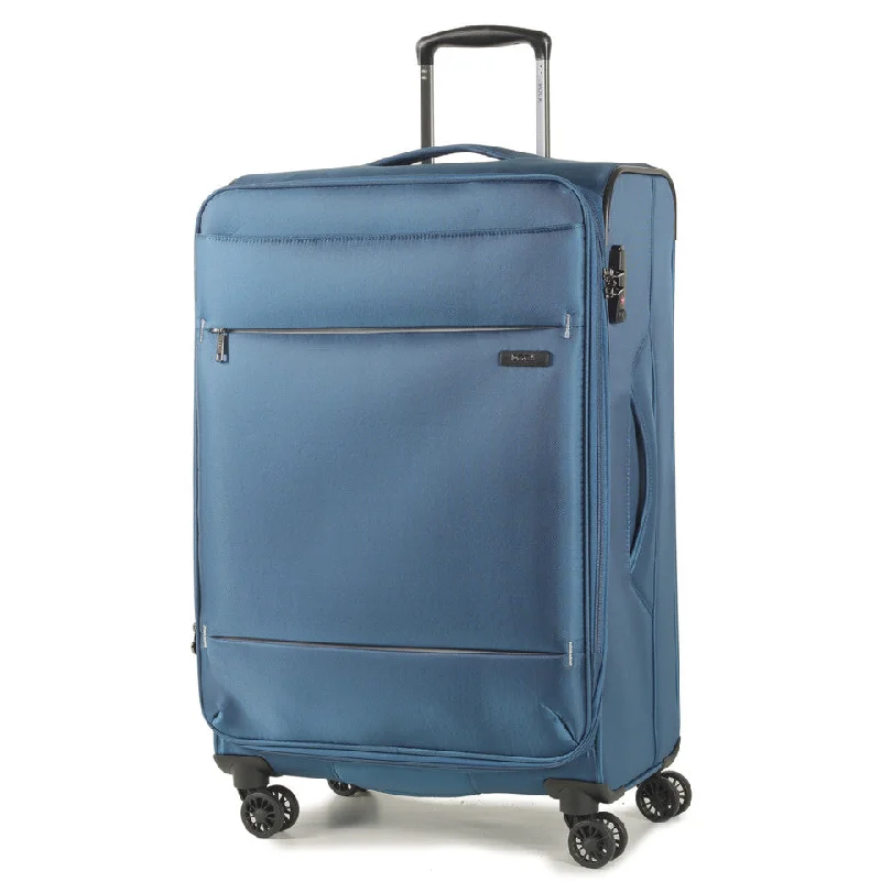 DELUXE-Lite 4 Wheel Expandable Medium Suitcase 72cm - Teal