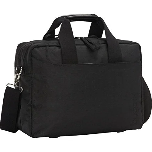 Bugatti Jason Double Gusset Laptop Briefcase Black