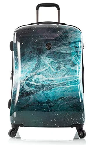 Heys America Turquoise Stone Fashion 21" Carry-on Spinner Luggage With TSA Lock