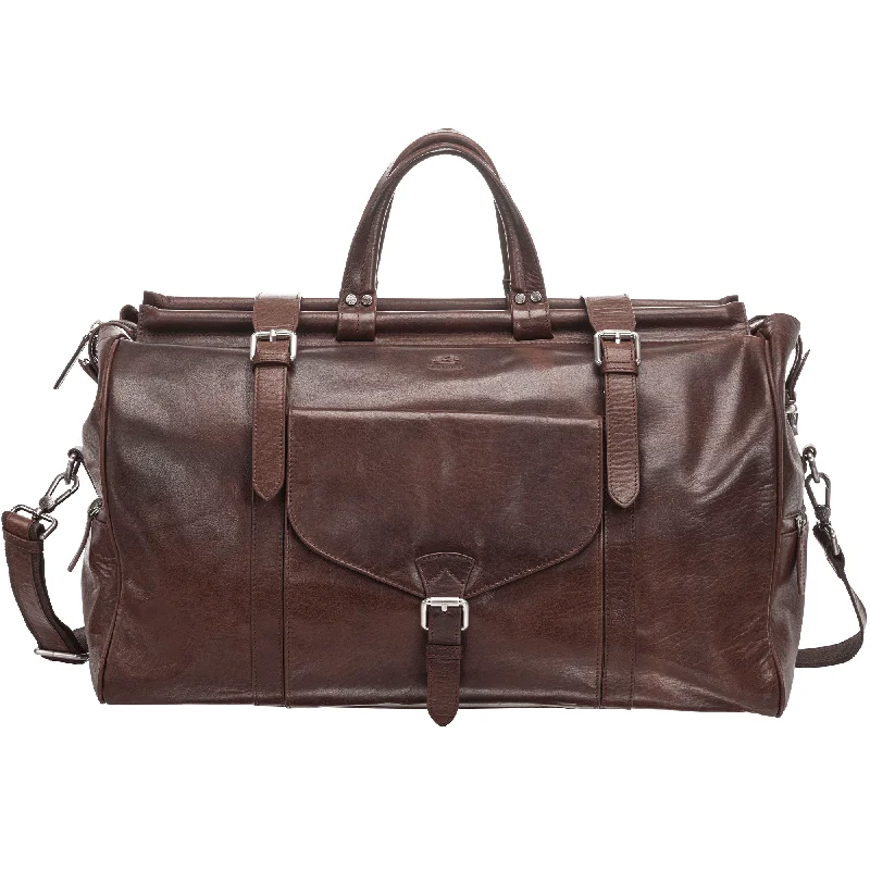 Mancini Buffalo Collection Leather Duffle