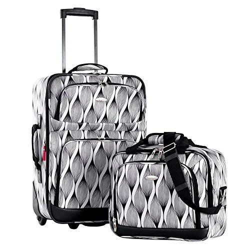 Olympia Let's Travel 2pc Carry-on Luggage Set, Spiral