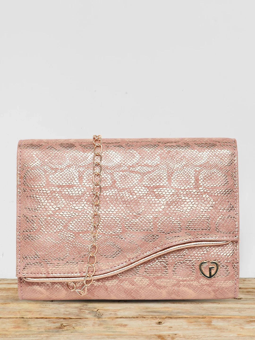 Caprese Party Merle Clutch Medium Blush