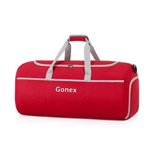 Gonex 50L Packable Travel Duffle, Lightweight Luggage Duffel Sports Gym Bag with Shoe Compartment