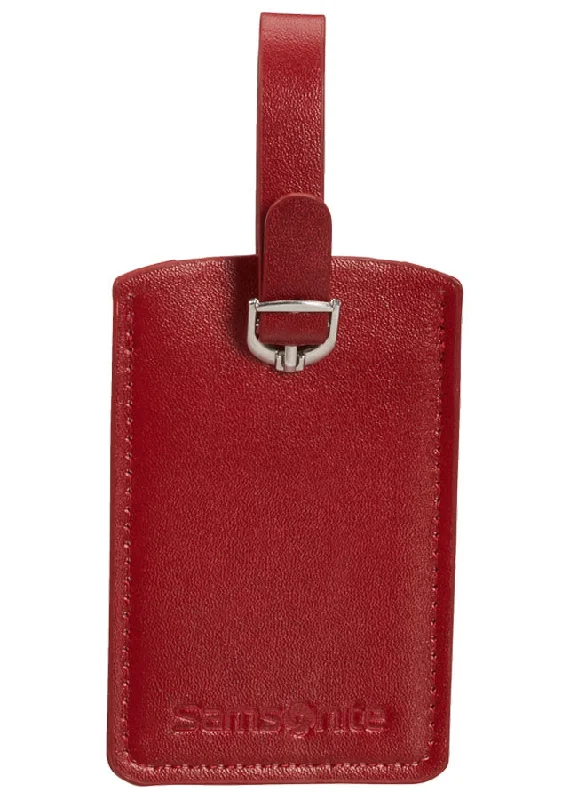 Samsonite Accessories Rectangle Luggage Tag - Red