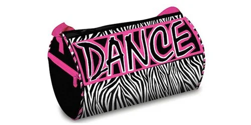 Zebra Dazzle Duffel Bag