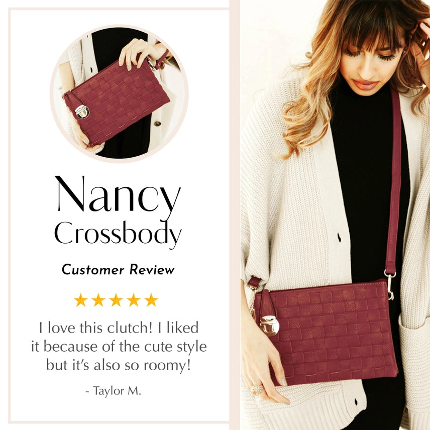 K. Carroll RFID Vegan Nancy Crossbody Clutch- $32