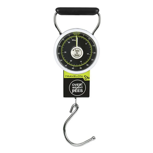 Stop & Lock Luggage Scale with Tape Measure