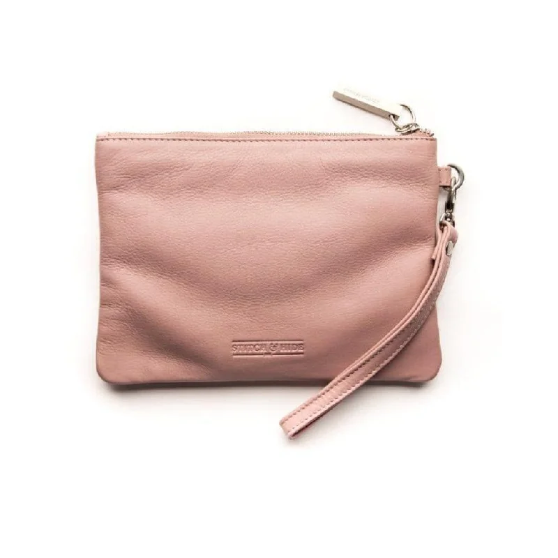 Stitch & Hide Cassie Clutch - Dusty Rose