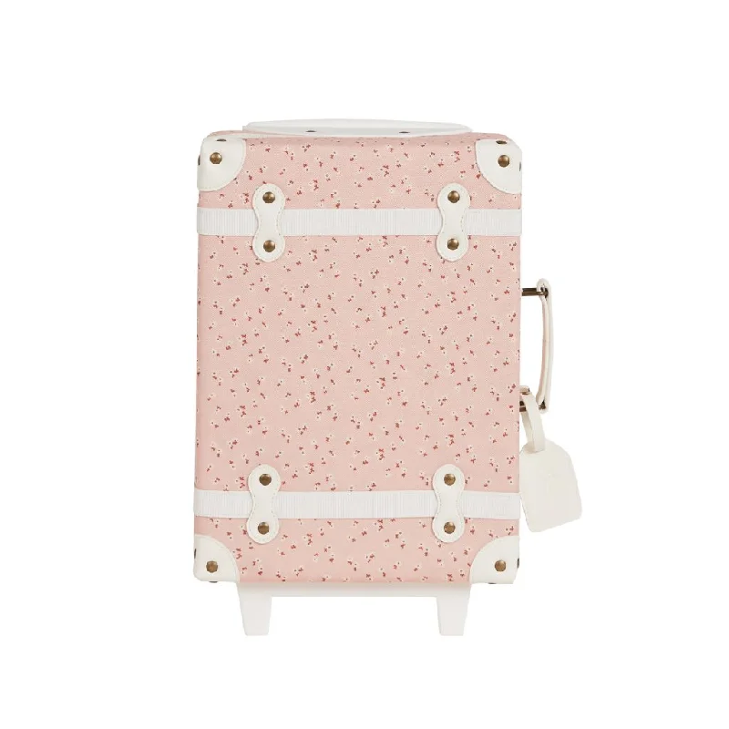 Olli Ella See-Ya Suitcase Pink Daisies