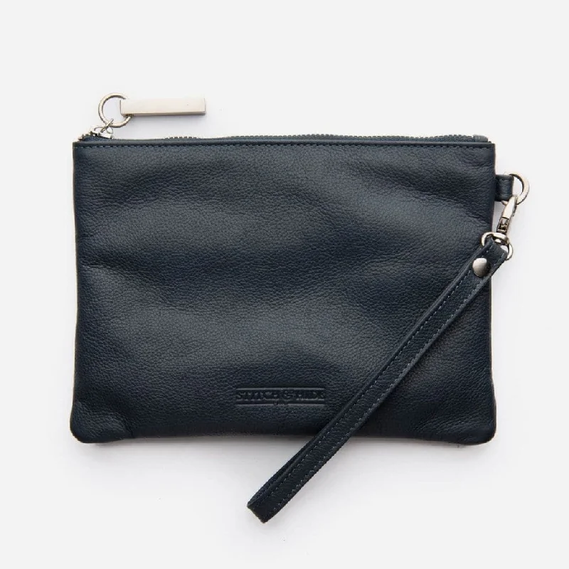 Stitch & Hide Cassie Clutch - Deep Sea