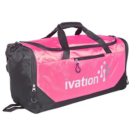 Sports Gym Duffel Bag 100% Water Repellent Polyester Ideal For Gym Fitness Camping Track