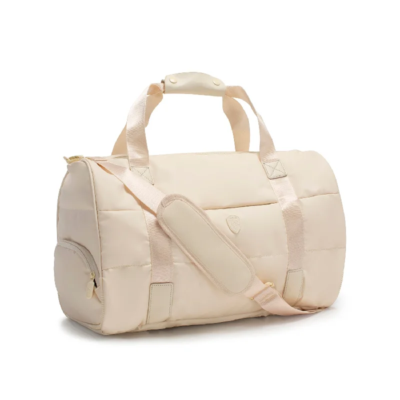 The Puffer Duffel Bag - Ivory