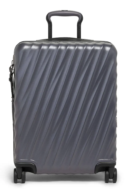 19 Degree Continental Expandable 4 Wheeled Carry-On - Grey Texture